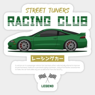 Tuner Green Eclipse 2GA JDM Sticker